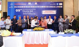 Hội Doanh nghiệp quận 11 ký kết hợp tác với với Báo Sài Gòn Giải Phóng Hoa ngữ