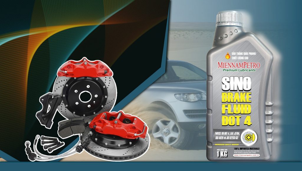 Sino Brake Fluid Dot 4 - Dầu thắng phanh cao cấp