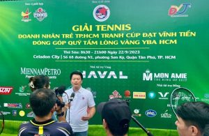 Ông Nguyễn Minh Tâm - TGĐ Công ty MiennamPetro - Trưởng ban tổ chức Giải chia sẻ tại sự kiện